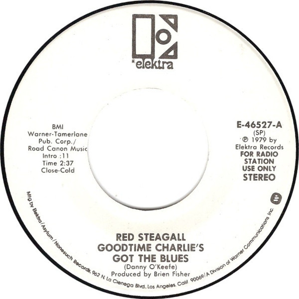 Red Steagall - Goodtime Charlie's Got The Blues / Songs About People In Love (7", Single, Promo)