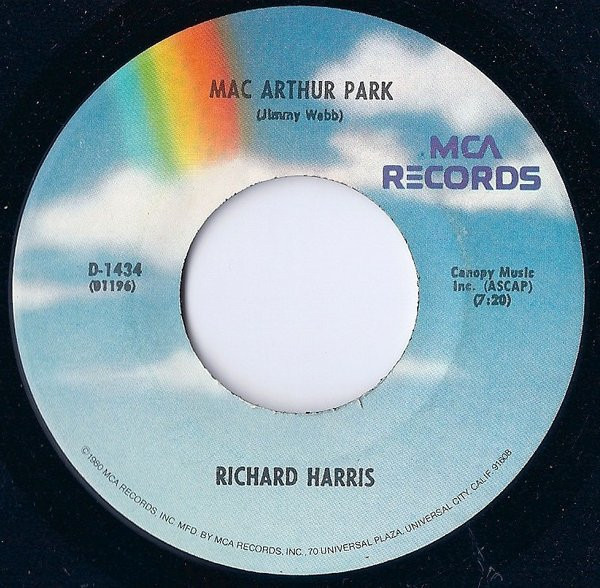 Richard Harris - Mac Arthur Park (7", Single, RE)