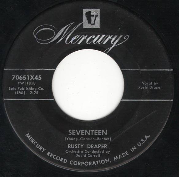 Rusty Draper - Seventeen / Can't Live Without Them Anymore (7")
