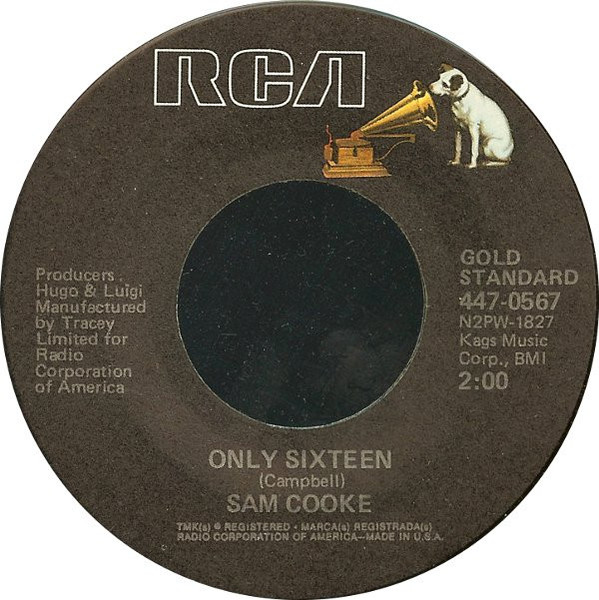 Sam Cooke - Only Sixteen / For Sentimental Reasons (7")