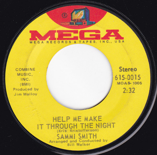 Sammi Smith - Help Me Make It Through The Night / When Michael Calls (7")