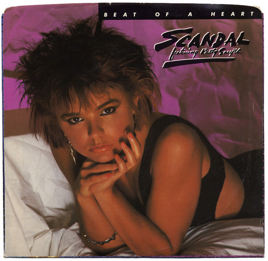 Scandal (4) Featuring Patty Smyth - Beat Of A Heart (7", Single, Styrene, Pit)
