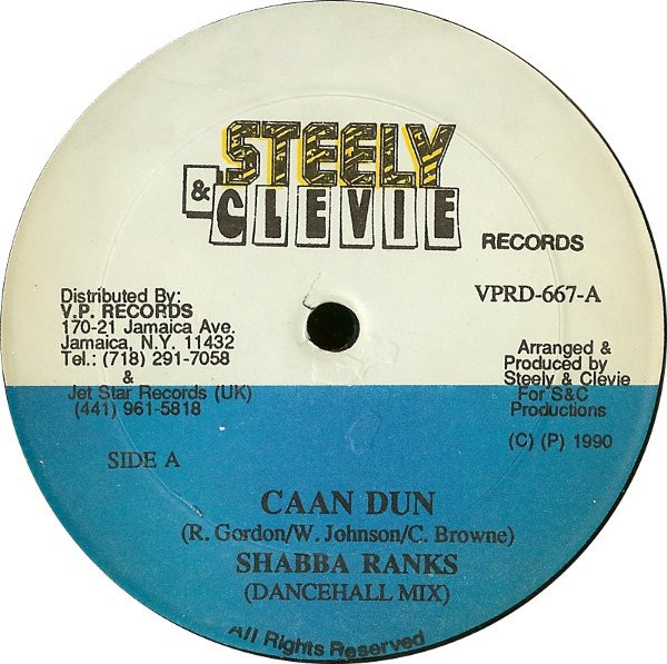 Shabba Ranks - Caan Dun (12")