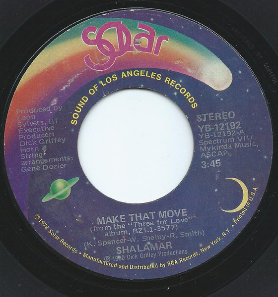 Shalamar - Make That Move (7", Styrene)