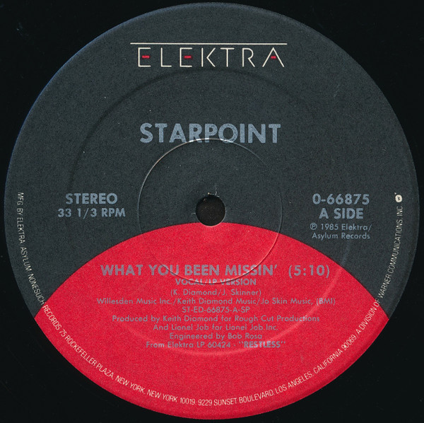 Starpoint - What You Been Missin' (12")