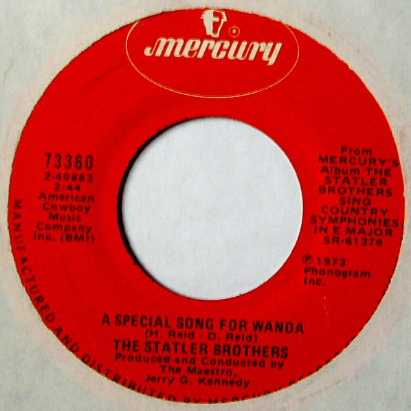 The Statler Brothers - Monday Morning Secretary (7", Styrene)