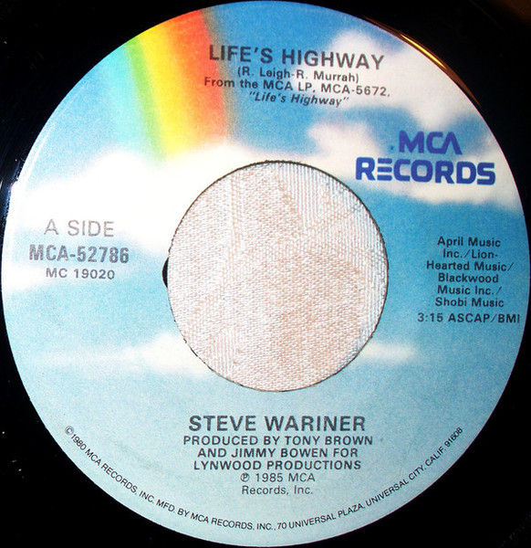 Steve Wariner - Life's Highway (7", Single)