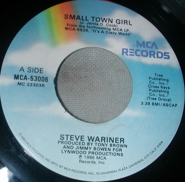 Steve Wariner - Small Town Girl (7", Single)