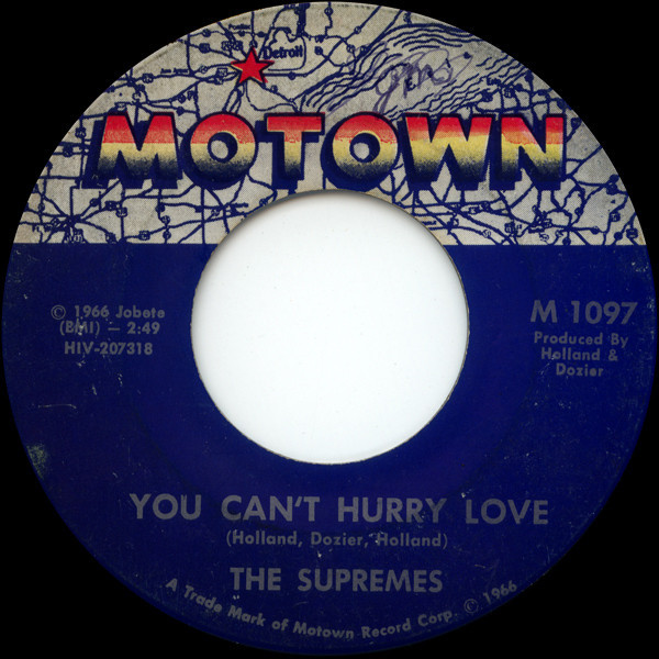 The Supremes - You Can't Hurry Love / Put Yourself In My Place (7", Single)