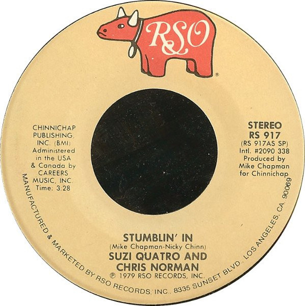 Suzi Quatro & Chris Norman - Stumblin' In (7", Single, Spe)