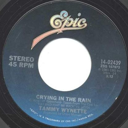 Tammy Wynette - Crying In The Rain / Bring Back My Baby To Me (7", Single)