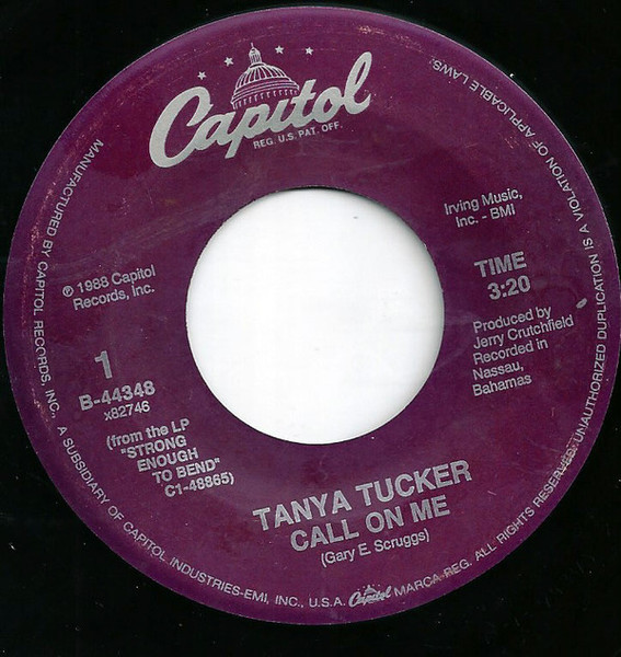 Tanya Tucker - Call On Me (7", Single)