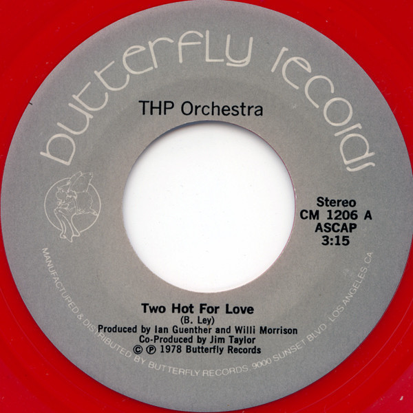THP Orchestra - Two Hot For Love (7", Red)