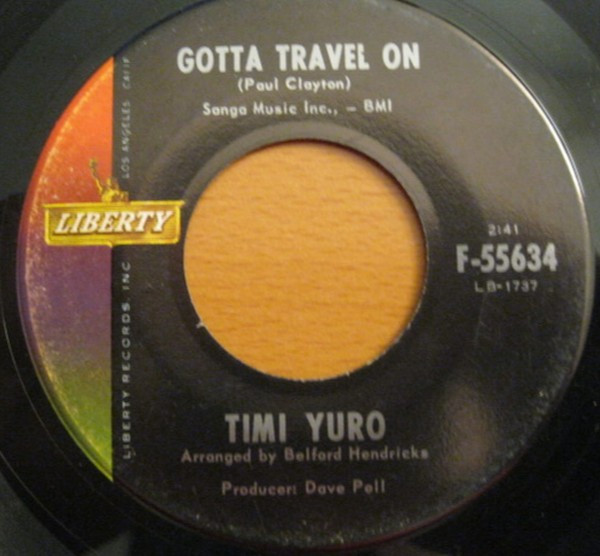 Timi Yuro - Gotta Travel On (7", Single, Ind)