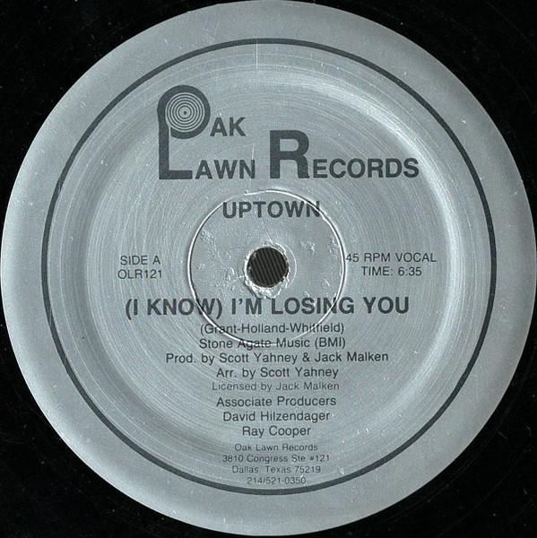 Uptown (21) - (I Know) I'm Losing You (12", Single, RE)
