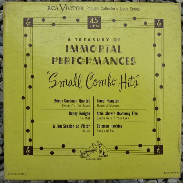 Various - Small Combo Hits (3x7", Album, Comp + Box, Yel)