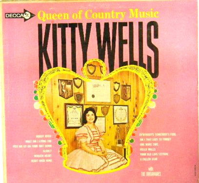 Kitty Wells - Queen Of Country Music (LP, Album, Mono, RP, Glo)