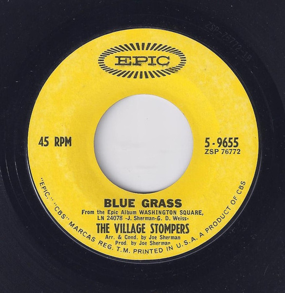The Village Stompers - Blue Grass / The La-Dee-Da Song (7")