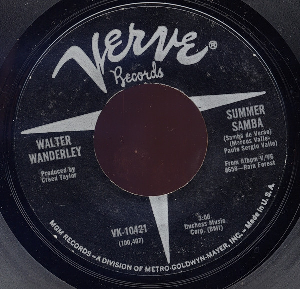 Walter Wanderley - Summer Samba = Samba De Verao / Call Me (7", Single)