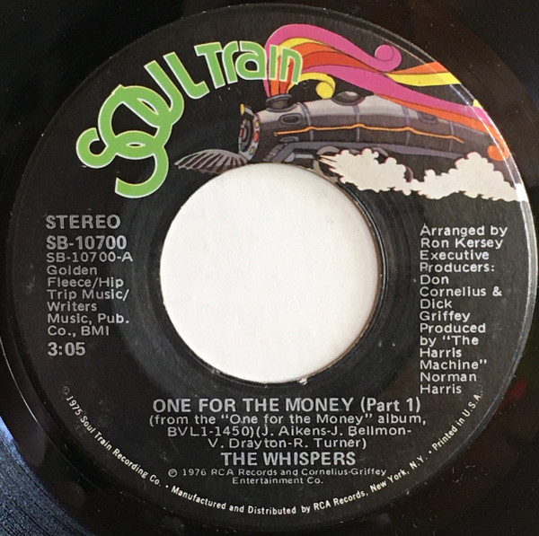 The Whispers - One For The Money (7")