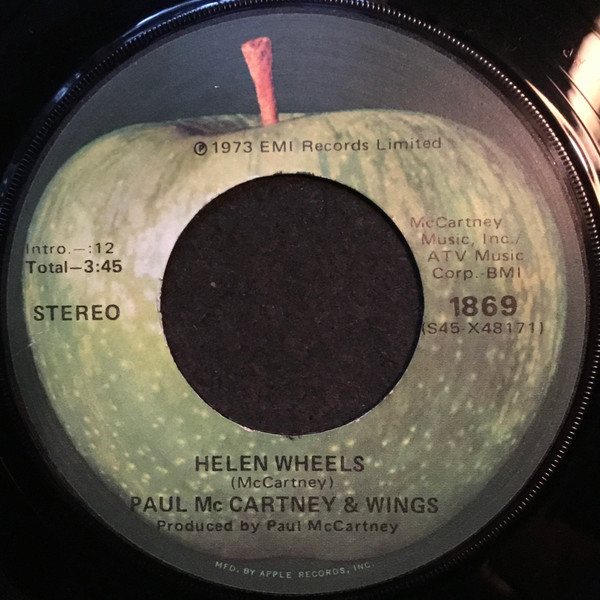 Paul McCartney & Wings* - Helen Wheels (7", Single, Jac)