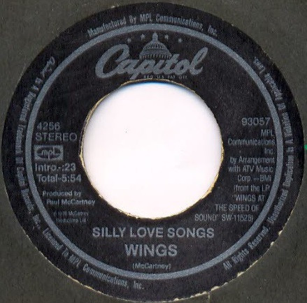 Wings (2) - Silly Love Songs / Cook Of The House (7", Single, RE, Win)