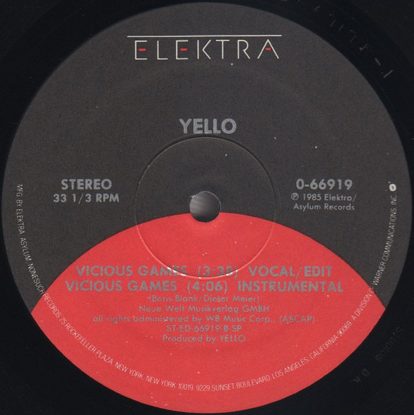 Yello - Vicious Games (12", SP )