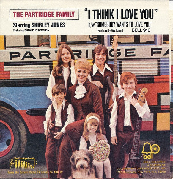 The Partridge Family - I Think I Love You (7", Single)