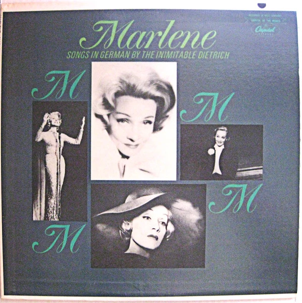 Marlene Dietrich - Songs In German By The Inimitable Dietrich (LP, Album, Mono)