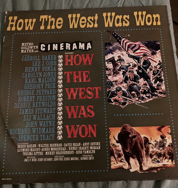 Alfred Newman, Debbie Reynolds, Ken Darby - How The West Was Won, Original Soundtrack (LP, Album, RE)