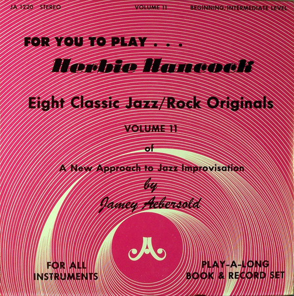 Jamey Aebersold - Herbie Hancock - Eight Classic Jazz/Rock Originals (LP, Album, RE)