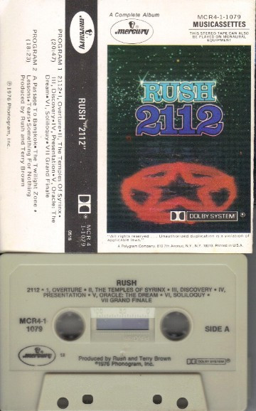 Rush - 2112 (Cass, Album, Dol)