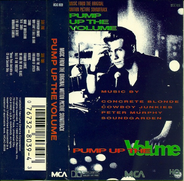 Various - Pump Up The Volume (Music From The Original Motion Picture Soundtrack) (Cass, Comp, Dol)