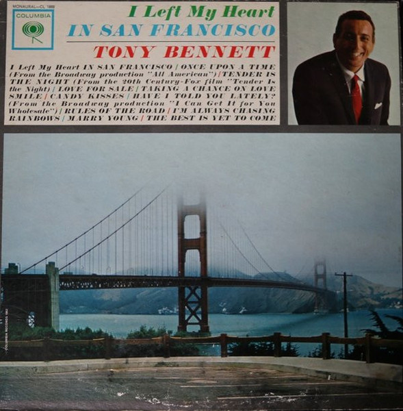 Tony Bennett - I Left My Heart In San Francisco (LP, Album, Mono, 2-E)