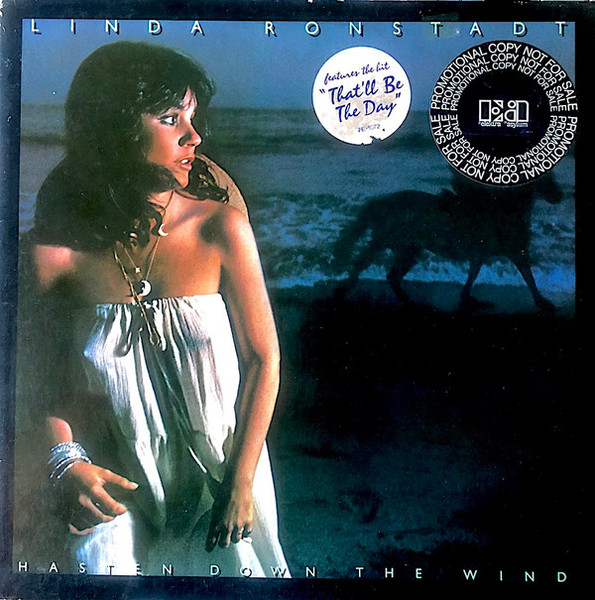 Linda Ronstadt - Hasten Down The Wind (LP, Album, Promo)
