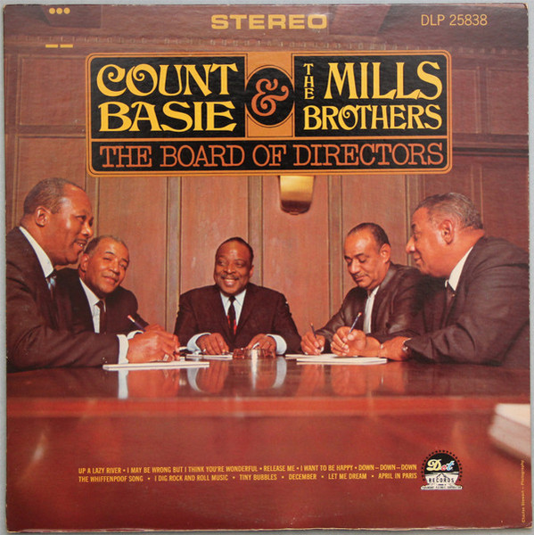 Count Basie & The Mills Brothers - The Board Of Directors (LP, Album, Ind)