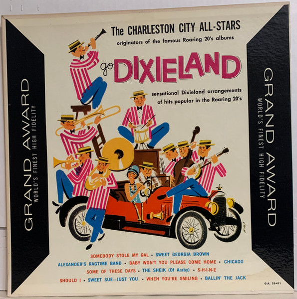 The Charleston City All-Stars - Go Dixieland (LP, Mono)