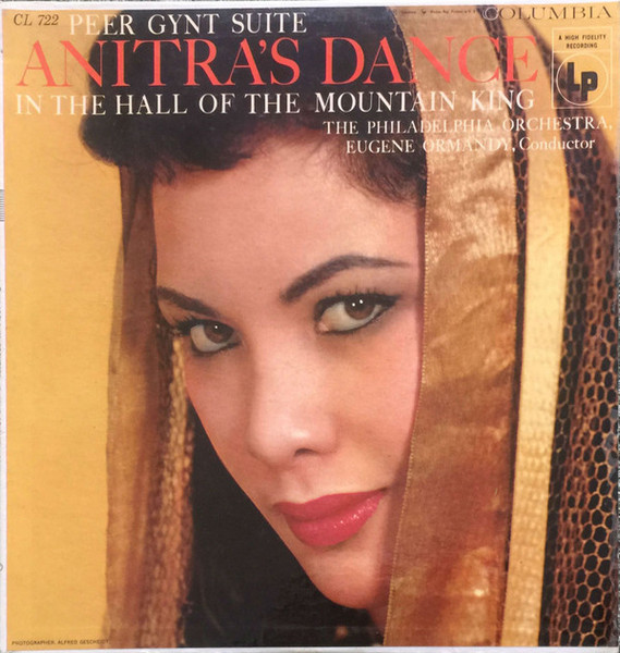 Eugene Ormandy, The Philadelphia Orchestra, Edvard Grieg, Franz Liszt - Peer Gynt Suite: Anitra's Dance, In The Hall Of The Mountain King (LP, Album, Mono, RE)