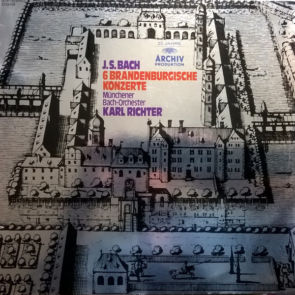 J. S. Bach*, Münchener Bach-Orchester, Karl Richter - 6 Brandenburgische Konzerte (2xLP, RE, Gat)