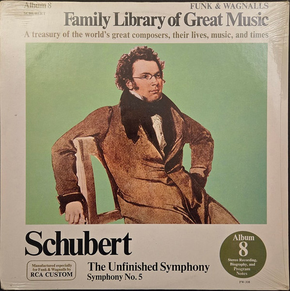 Schubert* - The Unfinished Symphony, Symphony No. 5 (LP, Album, Ind)