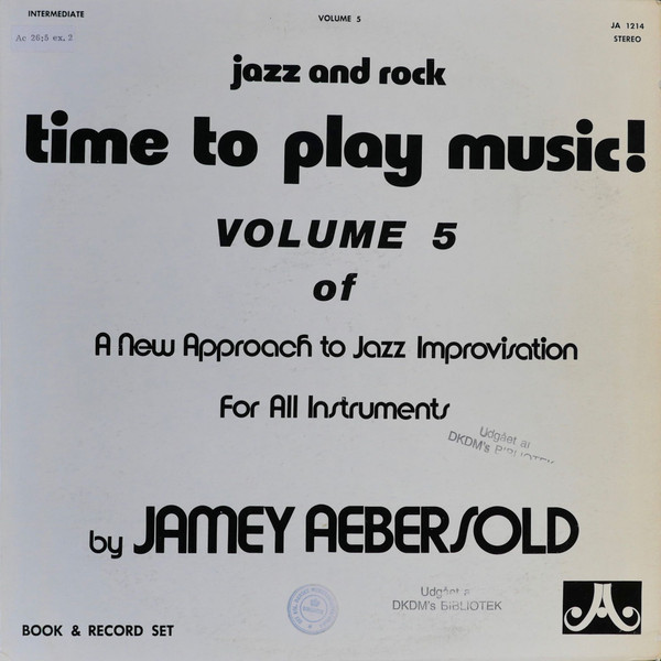 Jamey Aebersold - Time To Play Music! (Jazz And Rock) (LP)