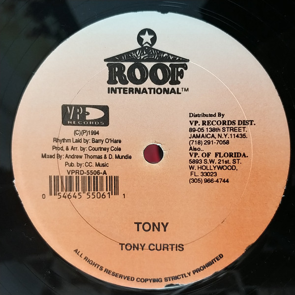 Tony Curtis / John Junior - Tony / Come a Long Way (12")