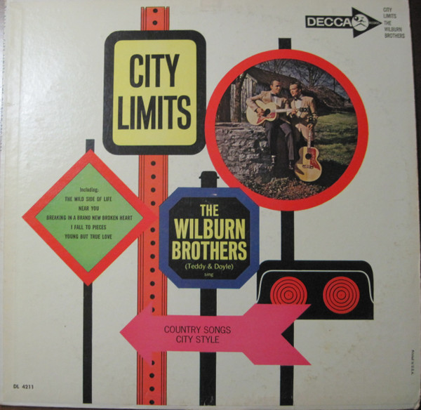 The Wilburn Brothers (Teddy & Doyle)* - City Limits (LP, Album, Mono)