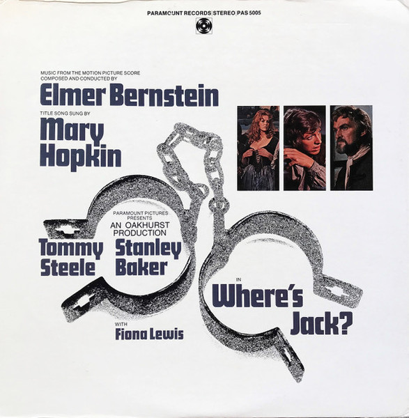 Elmer Bernstein - Where's Jack? (Music From The Motion Picture Score) (LP, Album)