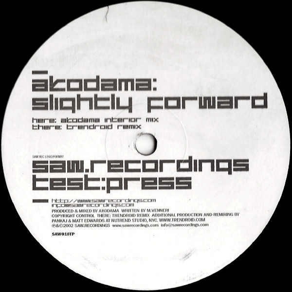 Akodama - Slightly Forward (12", TP)