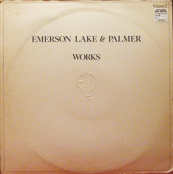 Emerson Lake & Palmer* - Works (Volume 2) (LP, Album, Pre)
