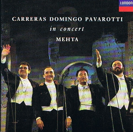 Carreras*, Domingo*, Pavarotti*, Mehta* - The Three Tenors in Concert (CD, Album, Club, RE, BMG)