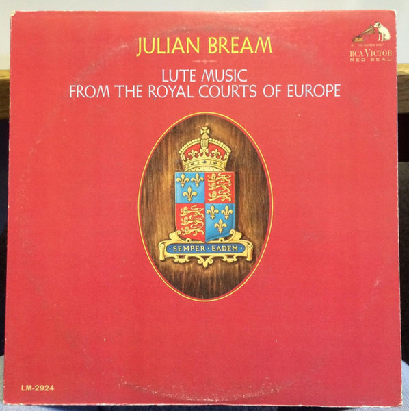 Julian Bream - Lute Music From The Royal Courts Of Europe (LP, Mono)