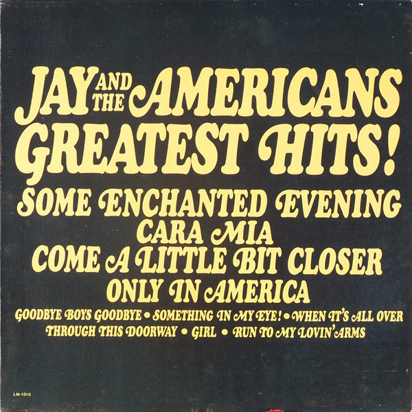 Jay And The Americans* - Jay And The Americans Greatest Hits! (LP, Comp, RE)