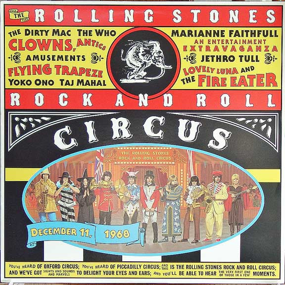 The Rolling Stones - The Rolling Stones Rock And Roll Circus (Laserdisc, 12", Mono, NTSC, CLV)